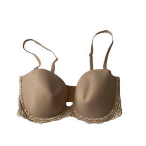 Natori Women Nude Bra Lace Size 36DDD Adjustable 3-Hook Underwire